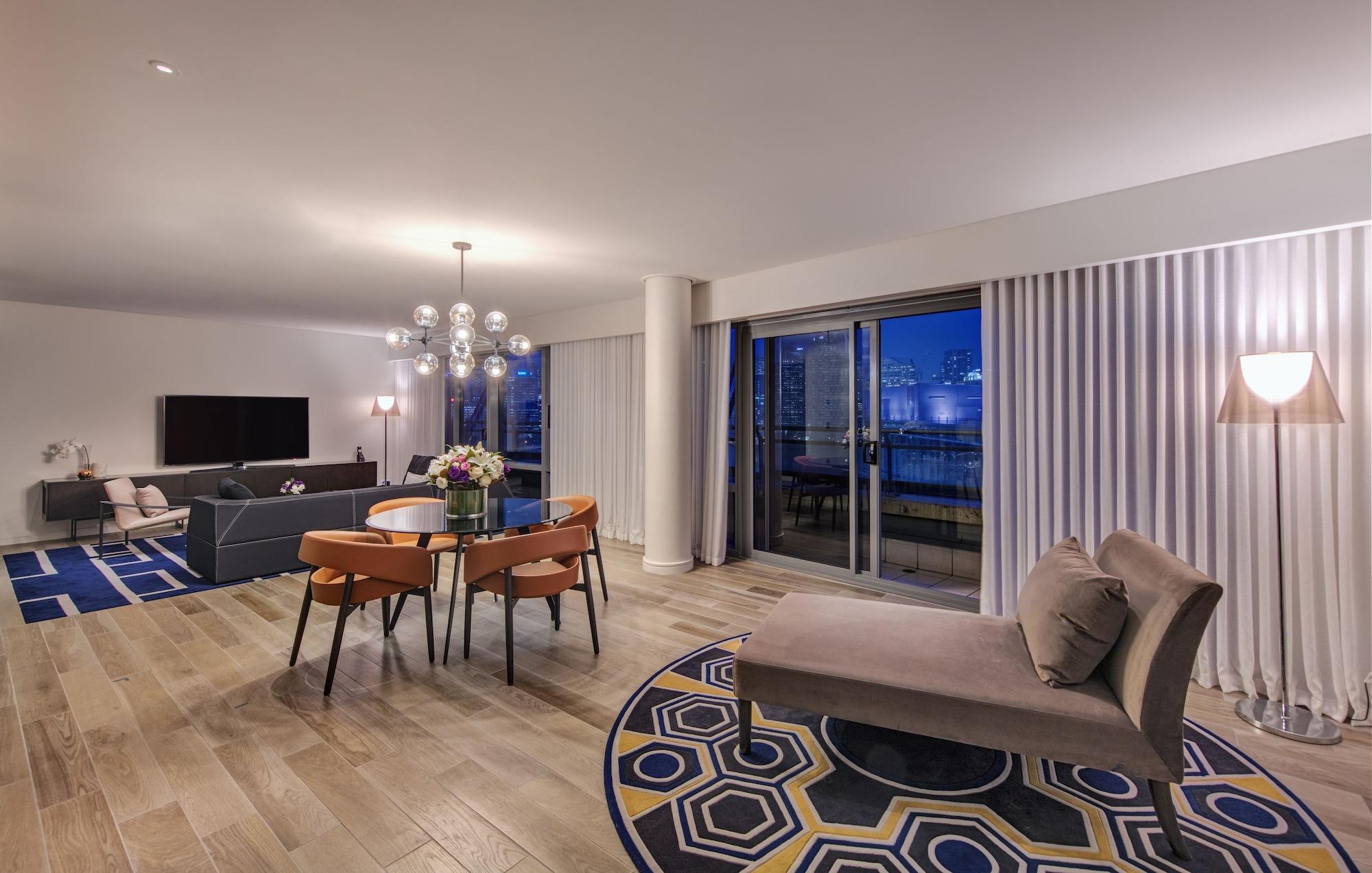 The Star Grand Hotel And Residences Σίδνεϊ Εξωτερικό φωτογραφία A living room at the hotel