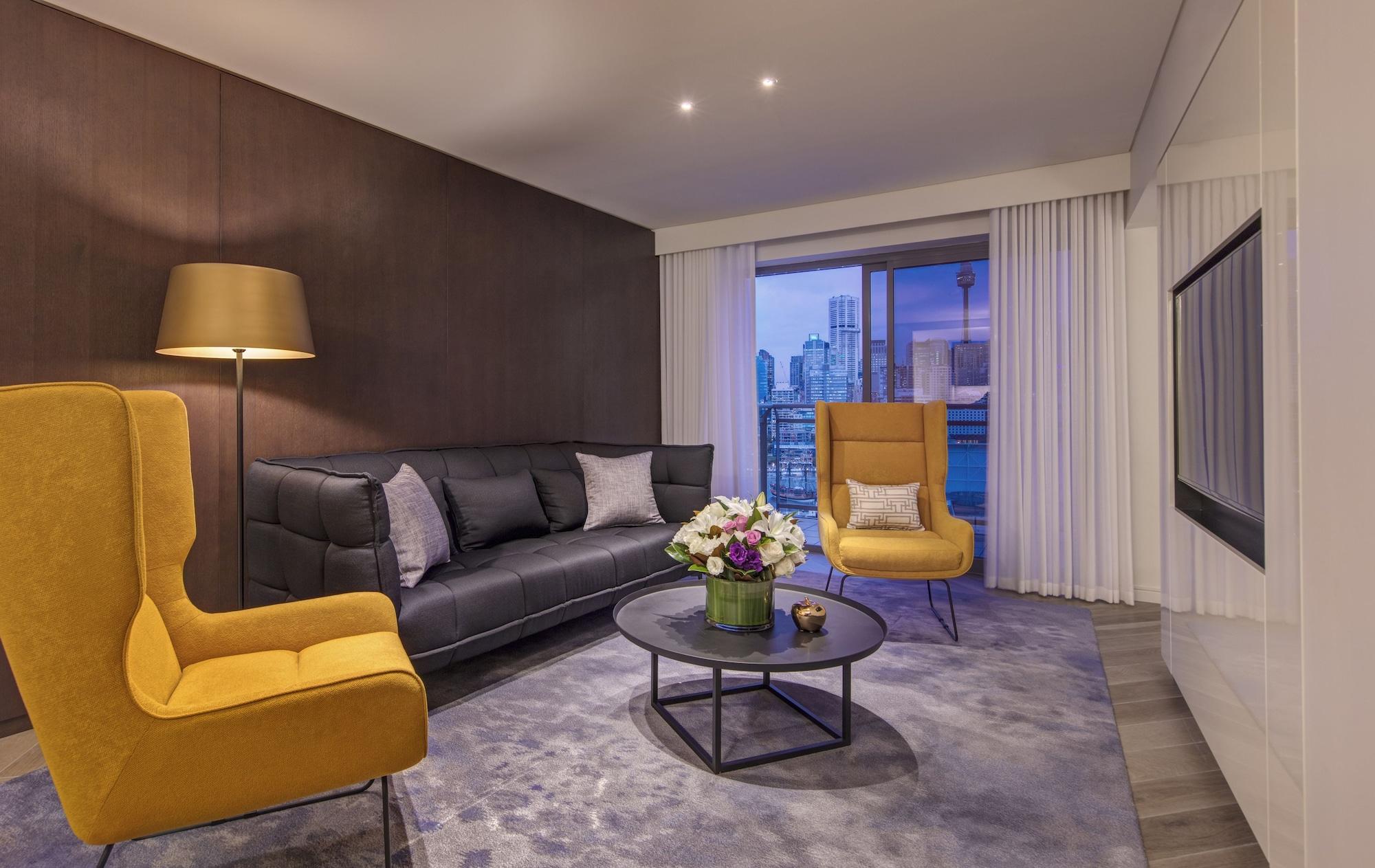 The Star Grand Hotel And Residences Σίδνεϊ Εξωτερικό φωτογραφία Living room