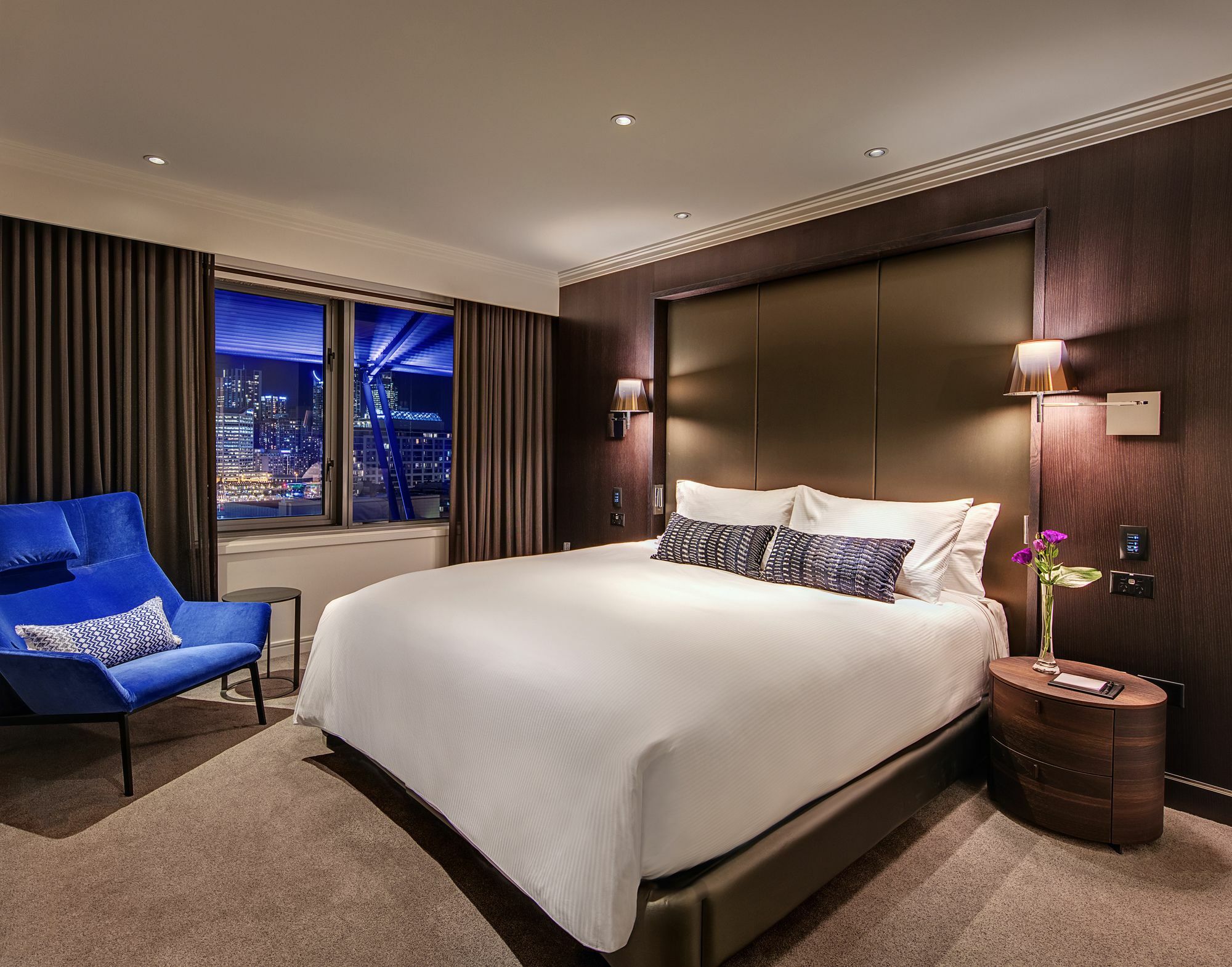 The Star Grand Hotel And Residences Σίδνεϊ Εξωτερικό φωτογραφία A bedroom at the hotel